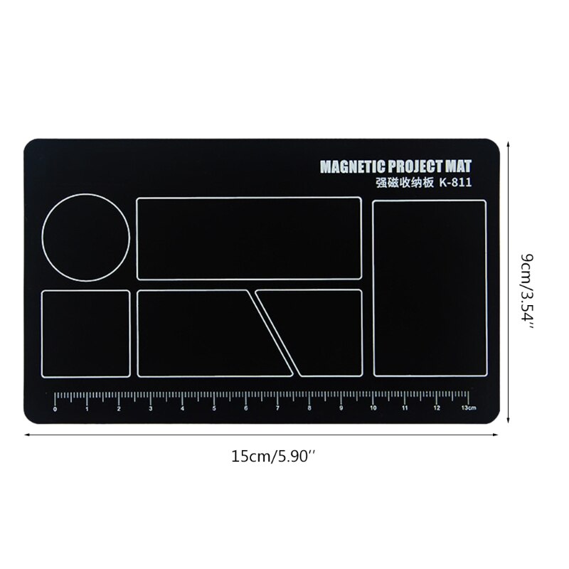 Plateau Magnétique Pour Vis Et Petites Pièces Métalliques | En Aluminium, Surface Aimantée Pour Atelier Et Bricolage