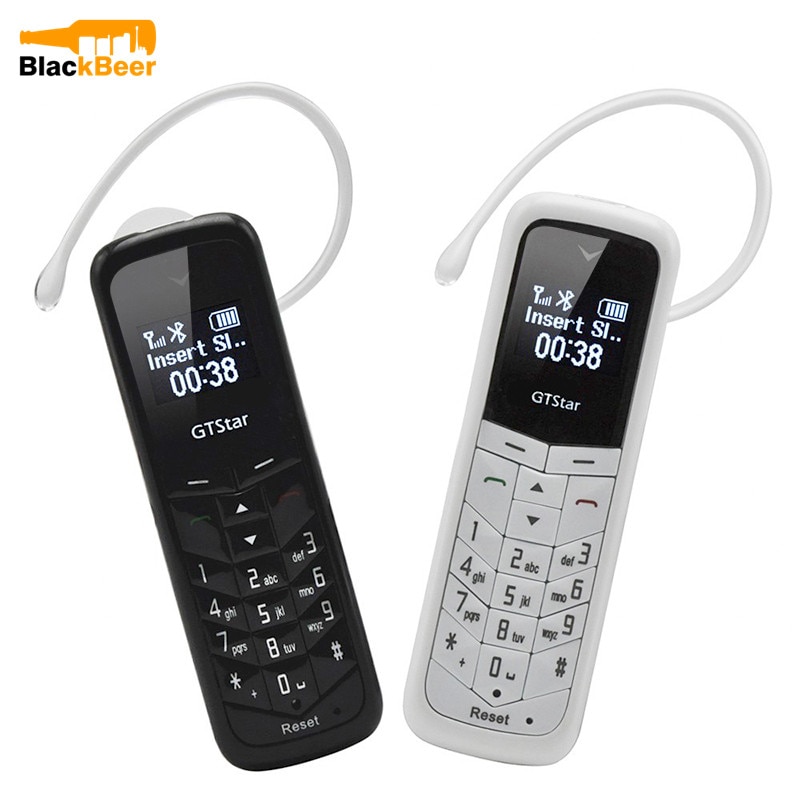 MOSTHINK GTstar BM50 mini telefon komórkowy 0.66 "ekran mały rozmiar telefon komórkowy 300mAh Bluetooth słuchawki SMS malutki przycisk telefonu