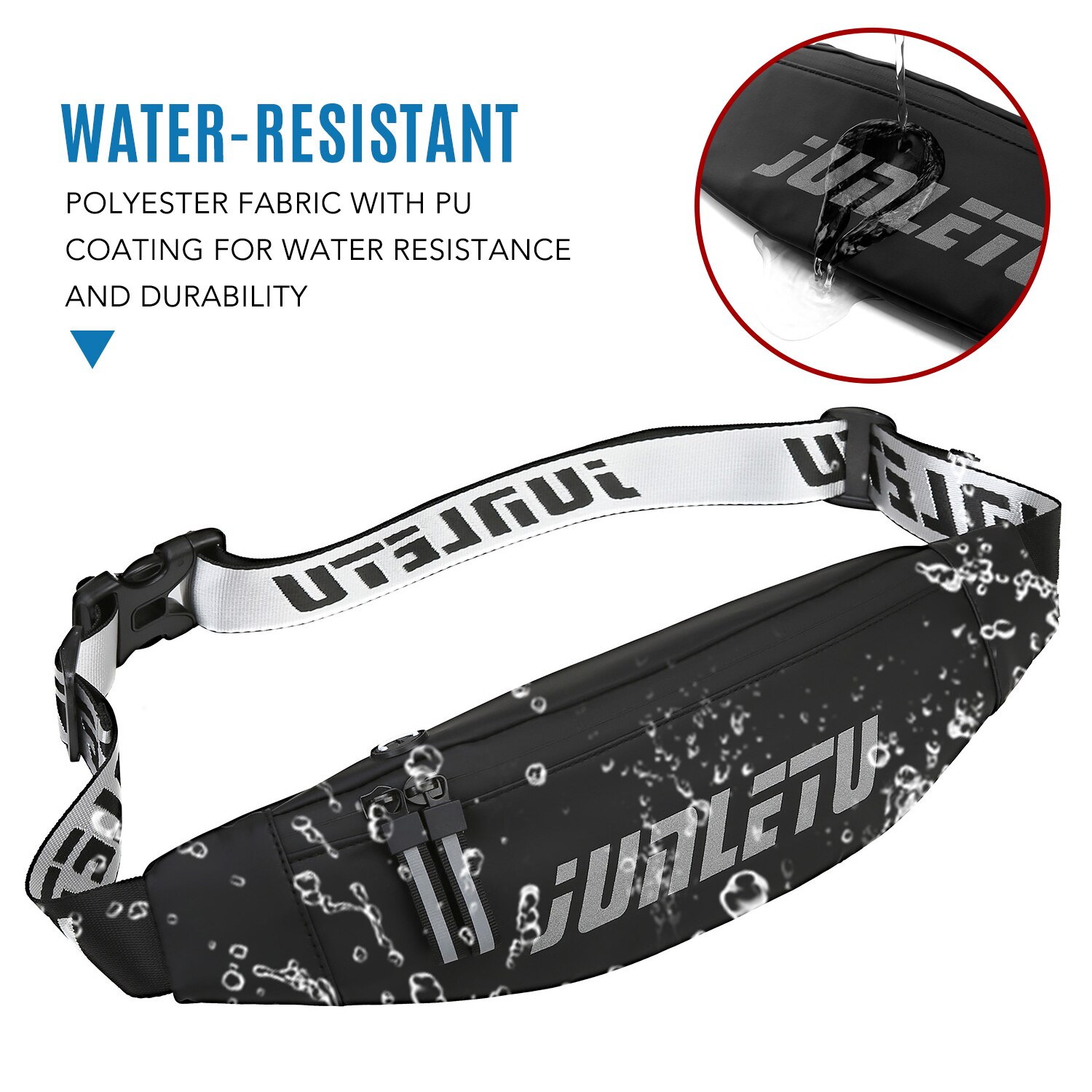 Waterbestendig Reflecterende Running Heuptas Outdoor Sport Fanny Pack Casual Borst Pakken Voor Mannen Vrouwen