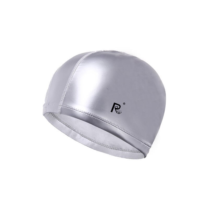 Gorros de natación elásticos impermeables para adultos y niños, de PU, con protección para la oreja, de pelo largo, para deportes de piscina, equipo de buceo