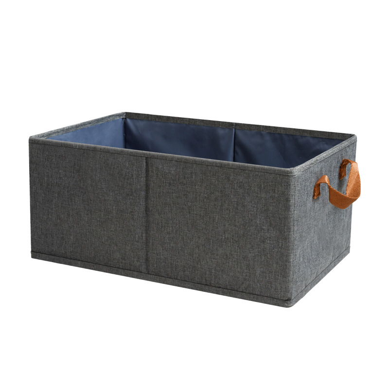 Kleidung Veranstalter Hosen Kleidung Jeans Aufbewahrung sbox Spielzeug Snacks Kleinigkeiten Veranstalter multifunktion Ale Kosmetik Falt stoff Kasten: Schwarz