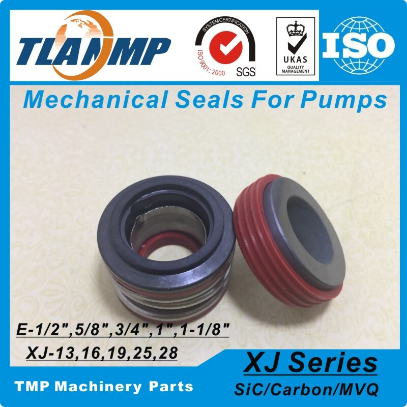 E-3/4 "(0.75 Inch) XJ-19 Mechanical Seals (Materiaal: Ca/Sic/Mvq) siliconen Rubber Voor Hoge Temperatuur-Equivalent J-Crane Type 6