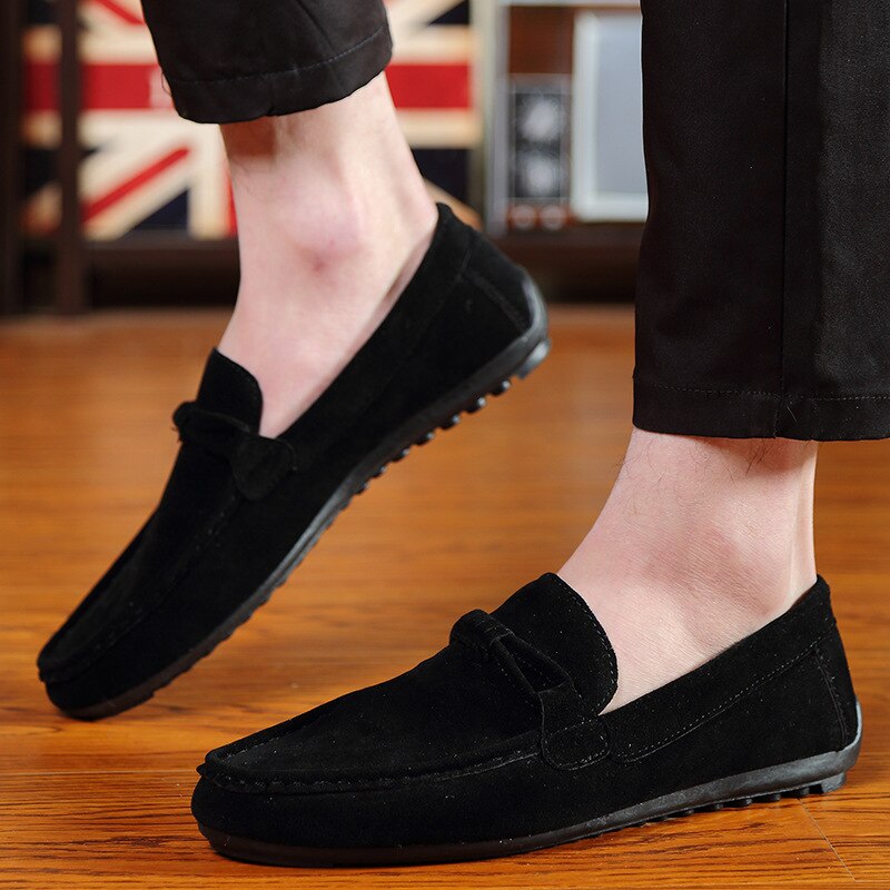Mode Heren Loafers Zapatos De Hombre Zomer Gezellige Suède Slip Mannen Schoenen Leisure Rijden Mocassin Mannen Soft Casual Sneakers