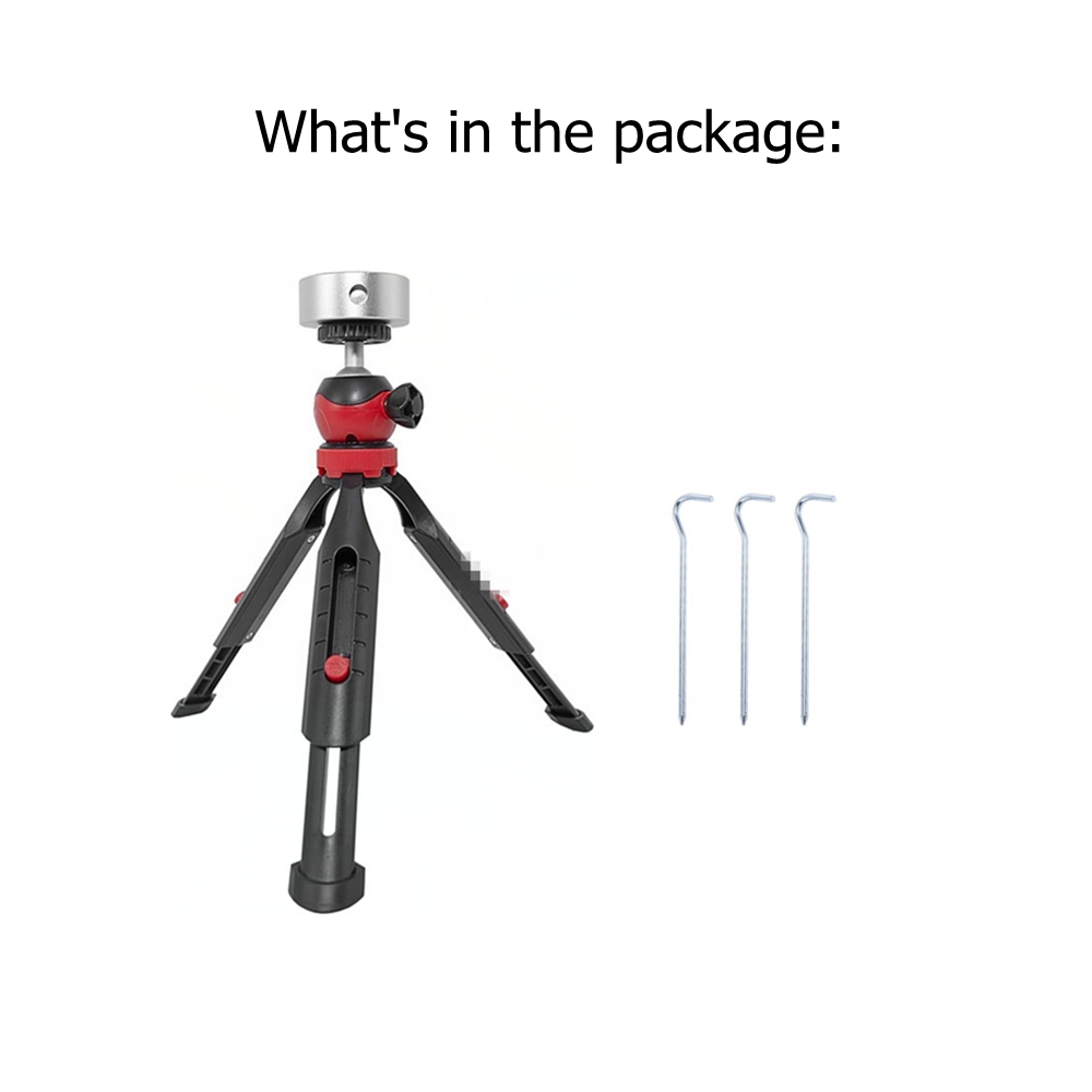 Para Starlink Mini trípode de pie con adaptador de aluminio 3 uds soporte exterior con picos de tierra para Mini accesorios Starlink: Default Title