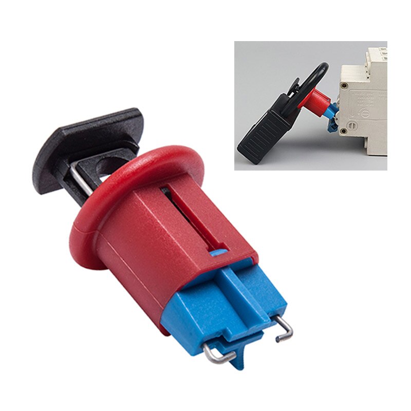 1Pc Electrical Safety Lockout Circuit Breaker Lock Miniature Air Switch Breaker Lockout for Power Isolation pinout: Gold