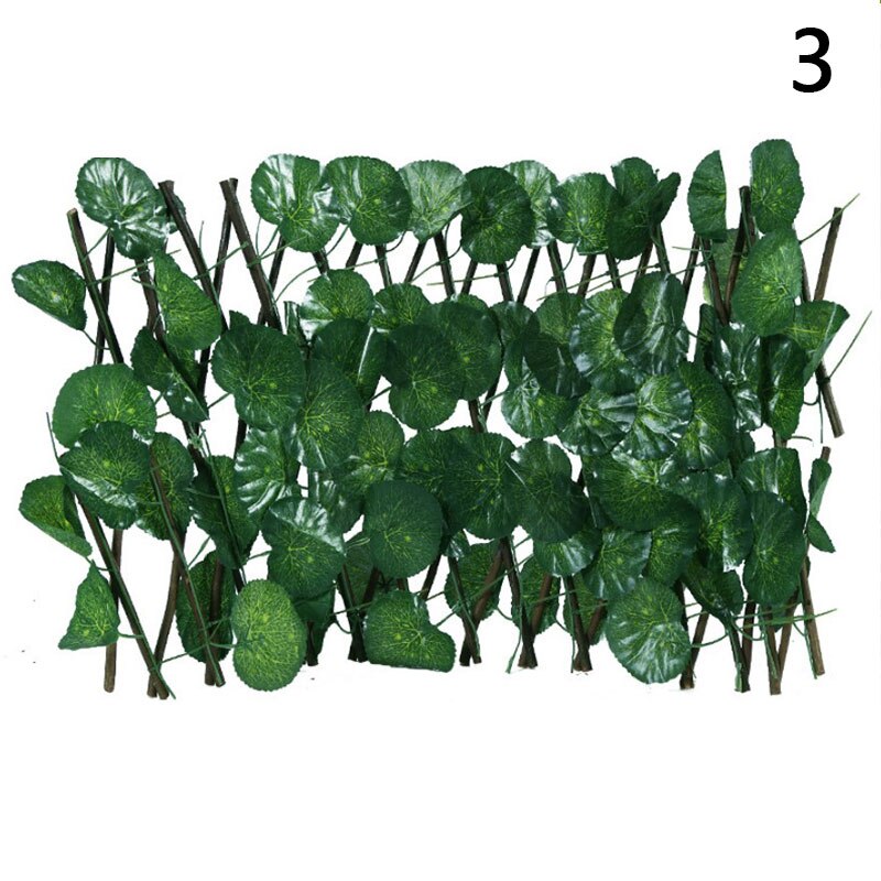 Kunstmatige Faux Ivy Leaf Privacy Hek Scherm Home Tuin Panelen Outdoor Hedge Tuin Hek Decoratieve Hek Telescopische Hek: N3