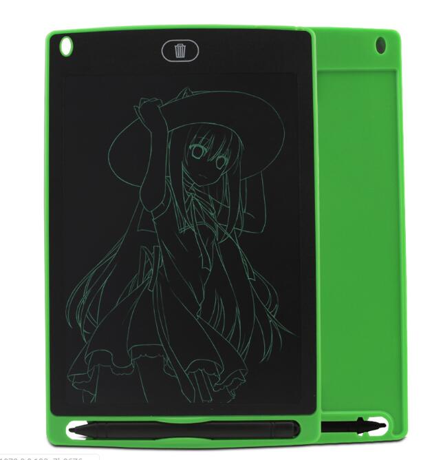 Learning & Education Toys 8.5 Inch LCD Writing Tablet Drawing Board Wordpad Handwriting blackboard For Children Educational Toy: Green