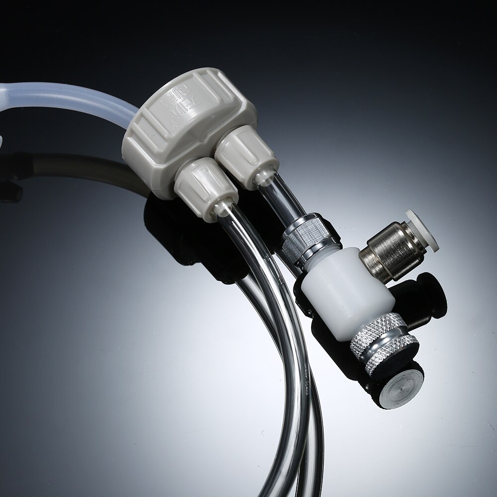 CO2 Diffuser DIY Generator System Kit with Pressure Guage Air Flow Adjustment Vavle Water Plant CO2 Aquarium Regulator