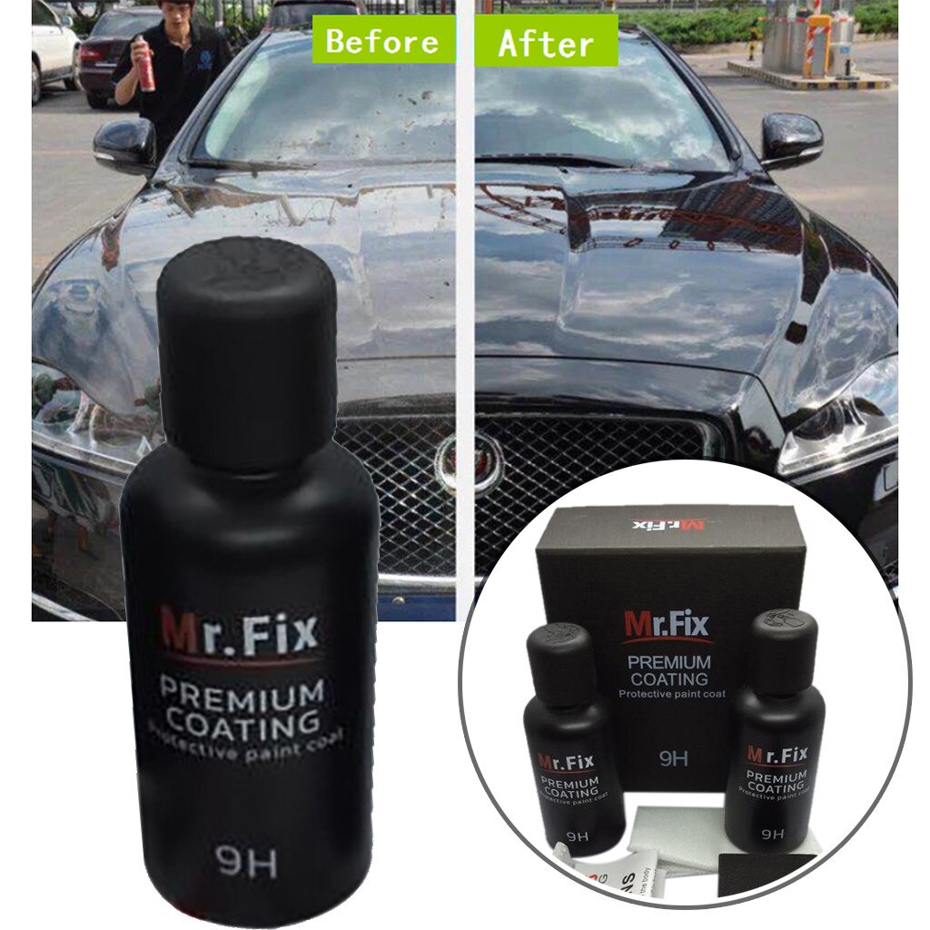 Mr Fix 9h Car Oxidation Liquid Ceramic Coat Super Hydrophobic Glass Coating Set Cars Care Cleaning Liquid Sets D2