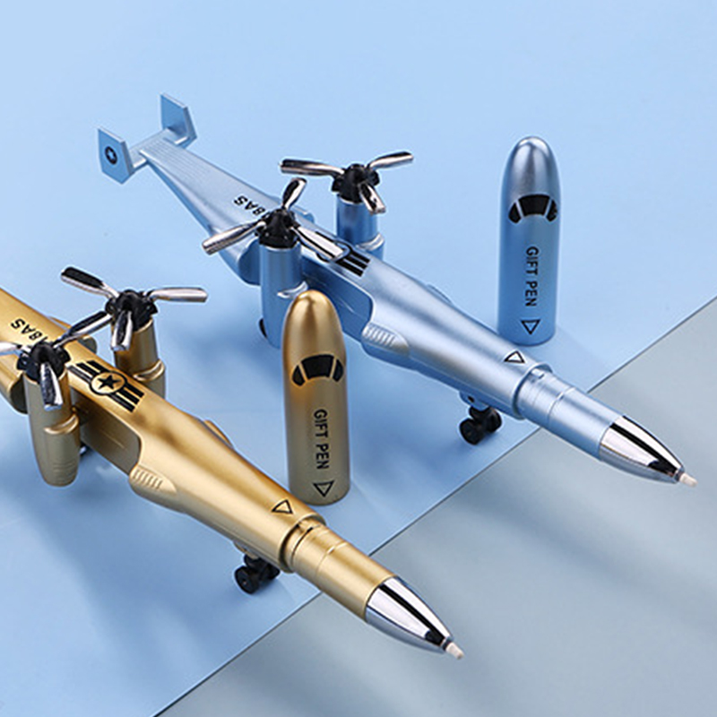 Helicopter Airplane Shape Gel Pen Student Writing Office Supplies Student Stationery Boy