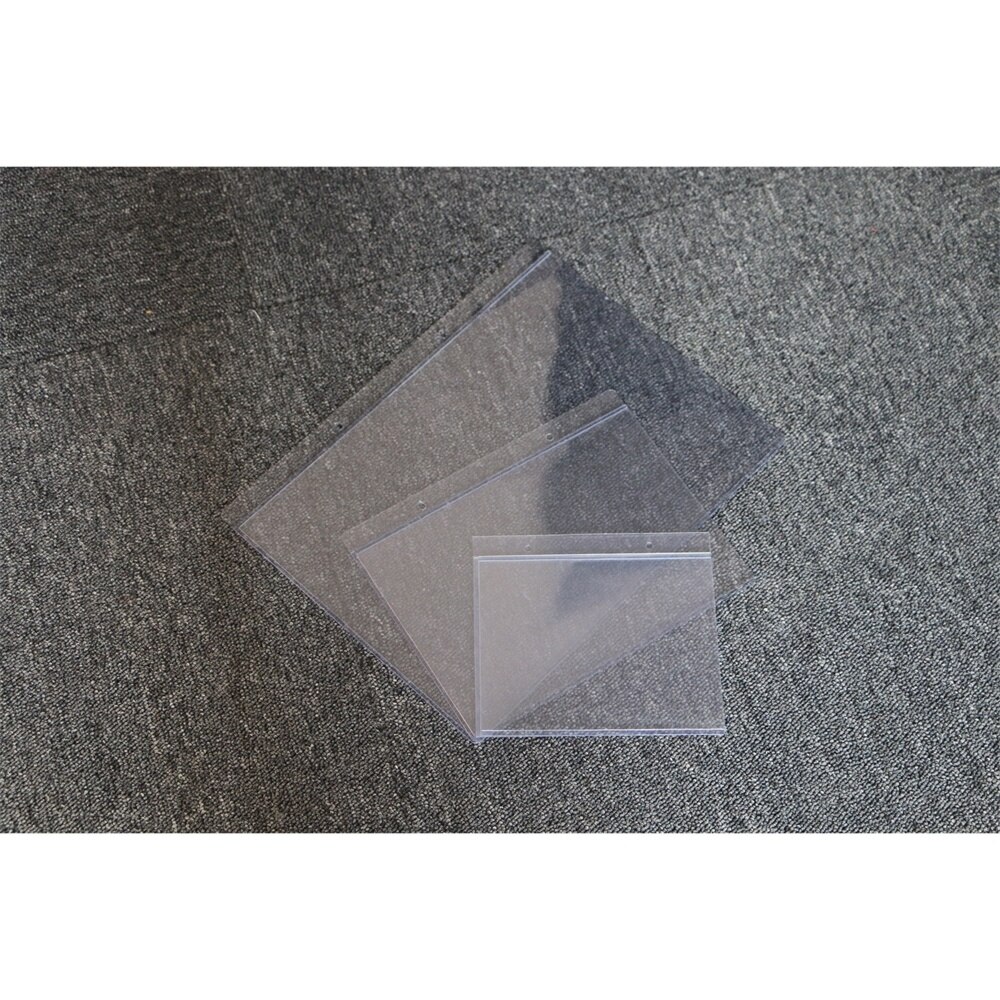 A4 Clear Vinyl Bestandsmap Pouch Muur Document Display Menu Cover Met Opknoping Gaten