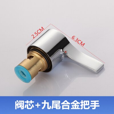 Standaard Thermostatische Spool Koperen Keramische Kraan Cartridge Water Mengkraan Innerlijke Spoel Handvat Schakelaar Reparatie Accessoires: 14