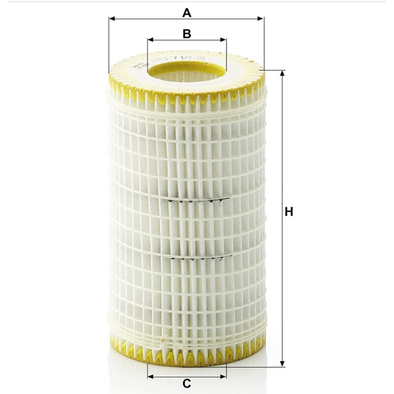 Engine Oil Filter Kit Hu718/5X 0001802609 for Mercedes Dodge Chrysler 000 180 26 09 Qty.2