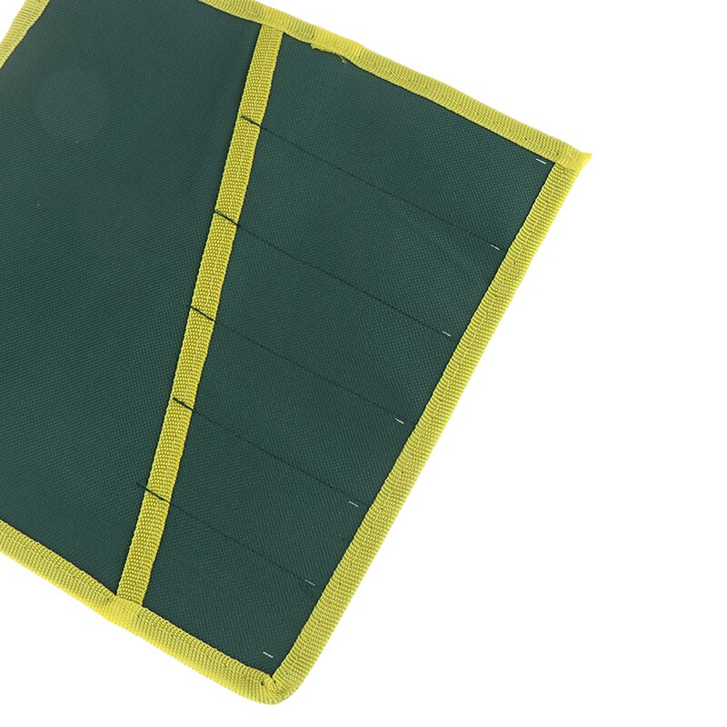 6/8/10/12/14/25 Pocket Grids Canvas Roll Spanner Plier Wrench Tool Storage Bag