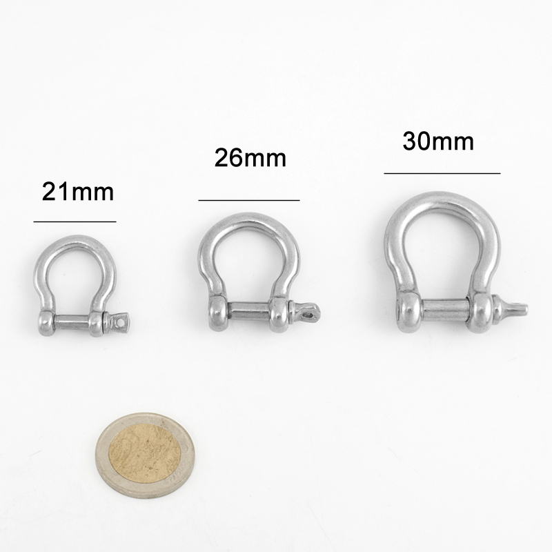 Edelstahl Schraube Klettern Getriebe Karabiner Schnell Links Sicherheit Snap Haken für Luxus Hängen Ketten Anhänger Schmuck Machen