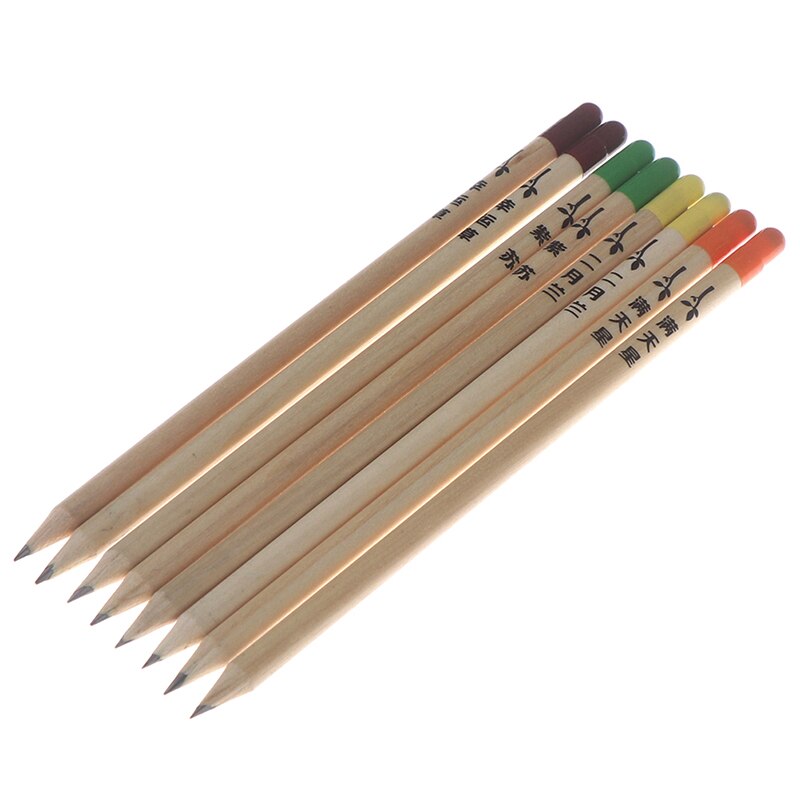 8 stk idé spiring blyant indstillet til at vokse blyant spiret blyant mini diy desktop potteplante speciel kunstnerisk blyant: Default Title