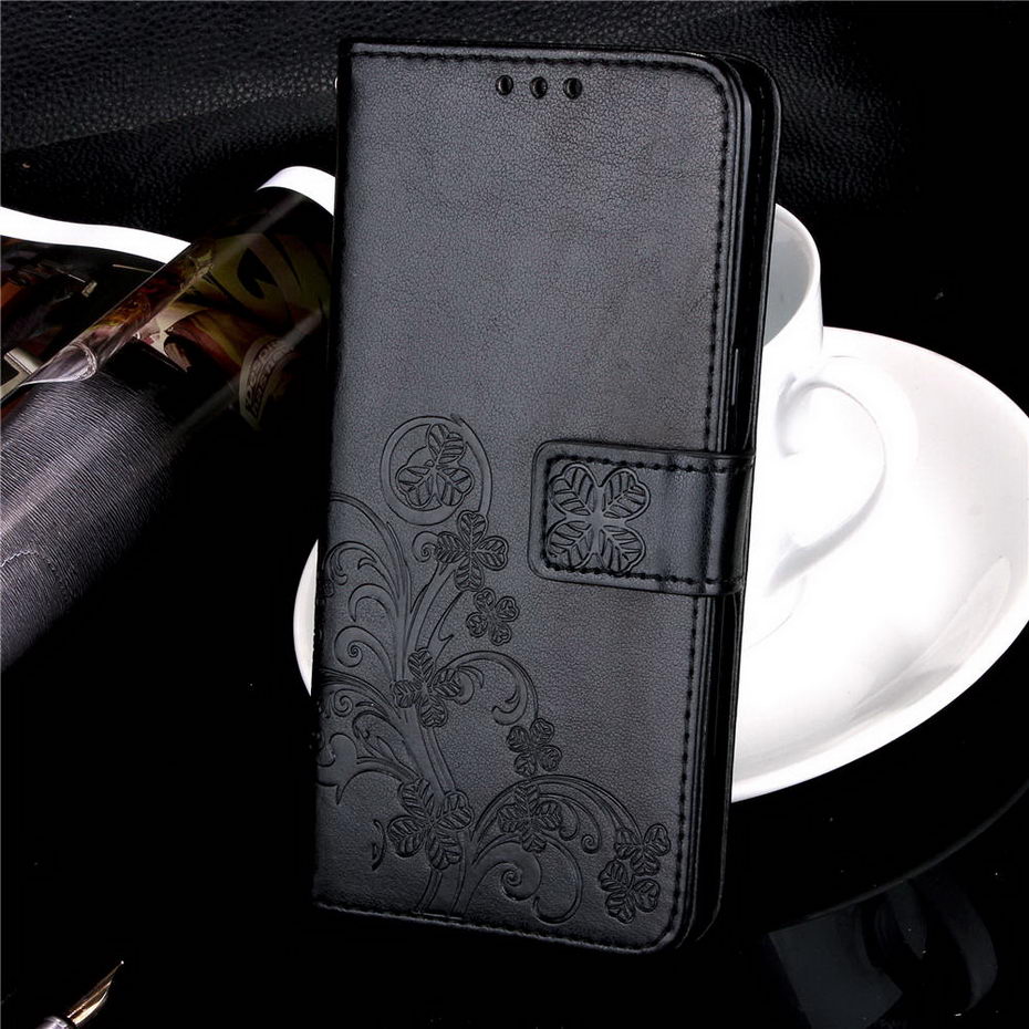 Für Asus Zenfone Max Pro M1 ZB602KL Fall Flip 6,0 "PU Leder Telefon Fall Für ASUS ZB602KL ZB602 602KL KL X00TD Brieftasche Fall: Black