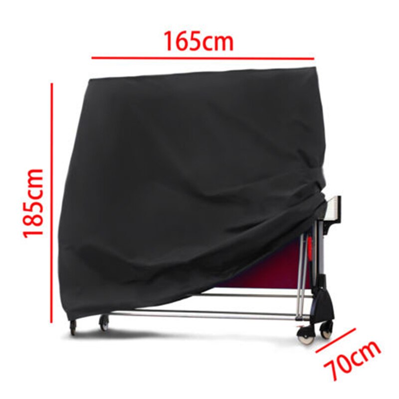 Outdoor Table Tennis Table Cover - 165x70x185cm - Waterproof Dustproof - Oxford Cloth