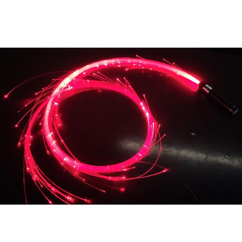 LED Licht Optik Fiber Lichter 17,8 m 3 Modi Fiber Optik Peitsche LED Beleuchtung Lange Lampe Lebensdauer Beleuchtung tanzen Hand seil Licht: verrotten