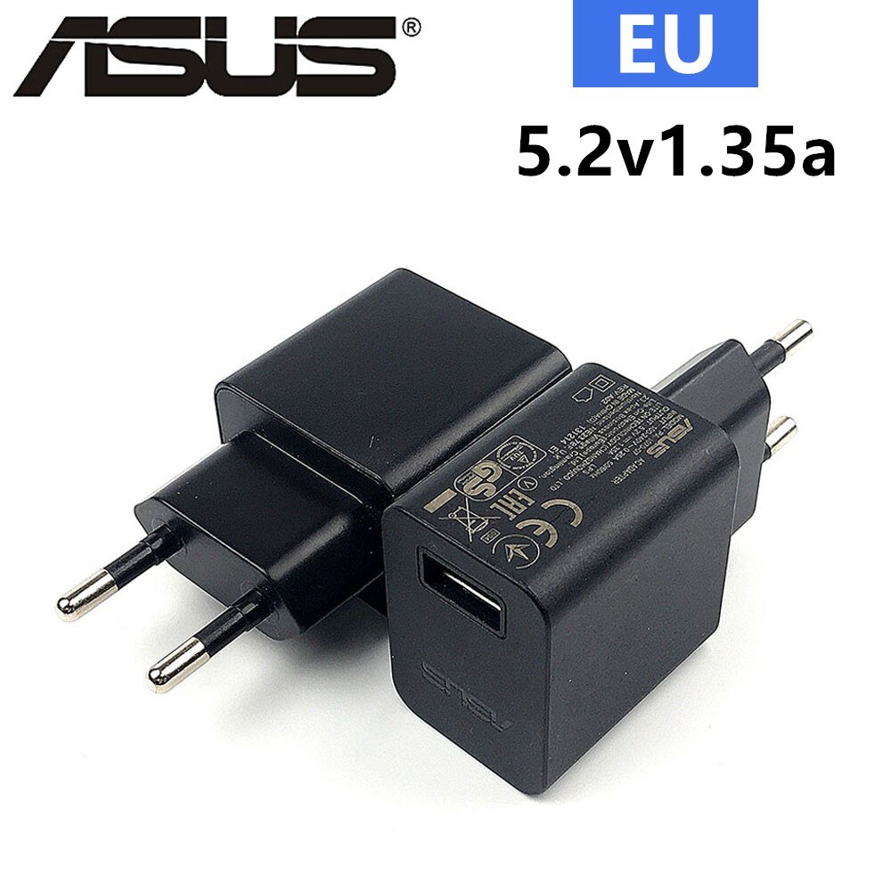 Asus carregador rápido original, carga rápida, adaptador usb ac para zenfone max pro m1 6 /5z zb602kl 4 max zc520kl pro 2 3 4 5 ze620kl,: 5.2v1.35a