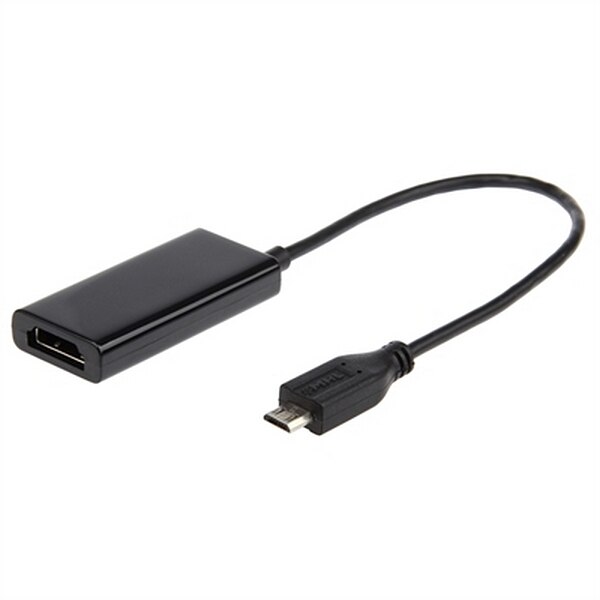 Micro USB zu HDMI Adapter GEMBIRD A-MHL-002 Schwarz