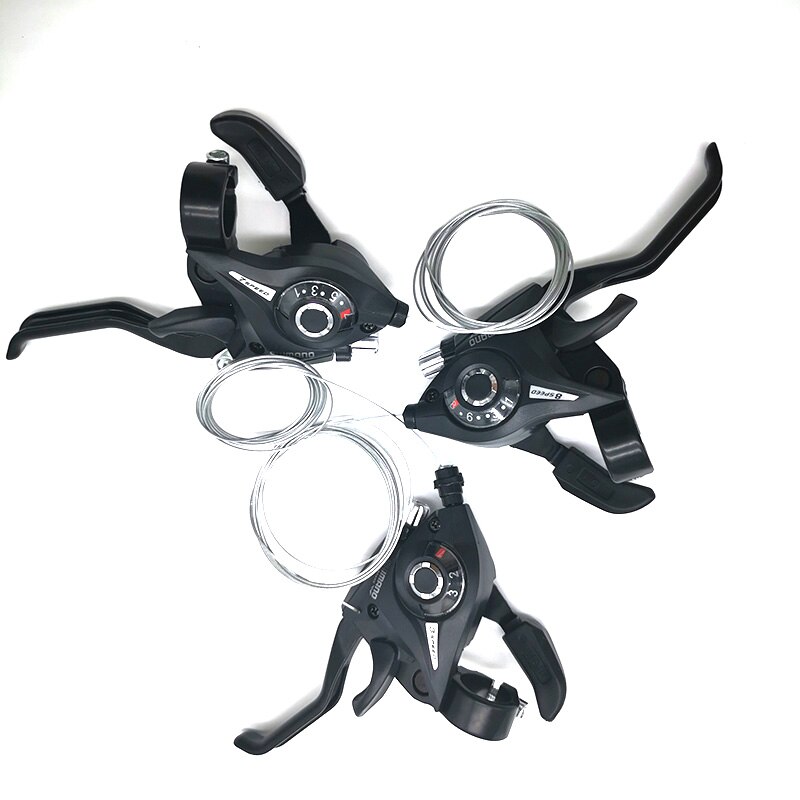 Bicycle Brake Shifters MTB Mountain Bike Disc Shifter Set Cycling Levers &amp; Shift 3x7 3x8s ST-EF51-7 8