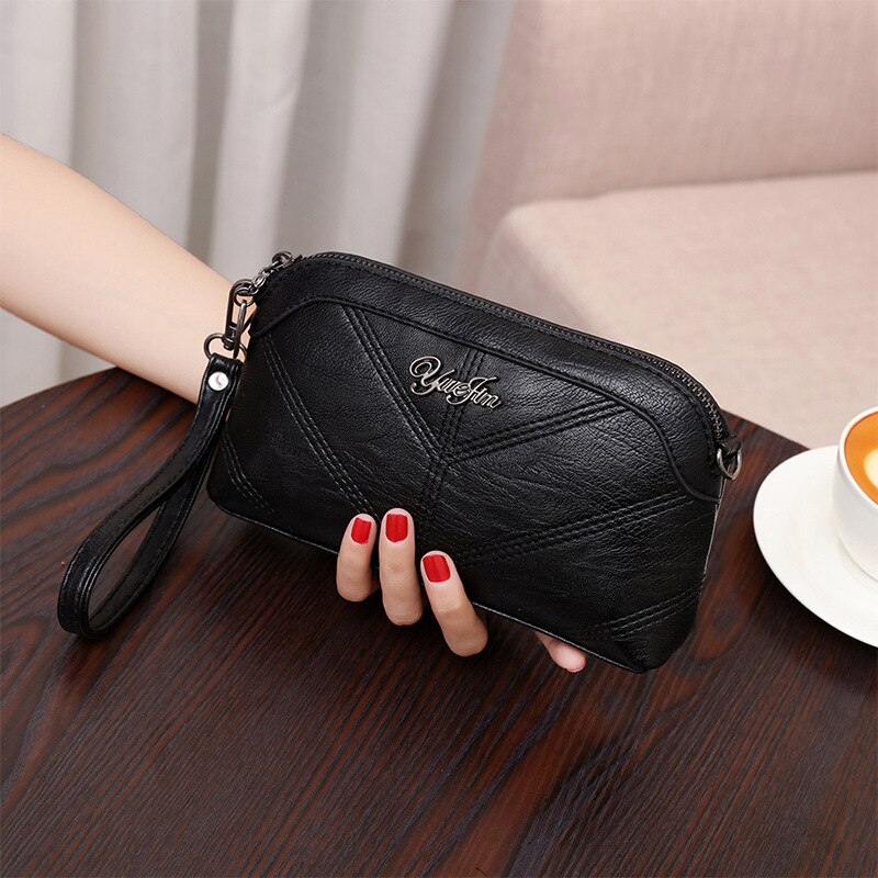 Vrouwen Tas Eenvoudige En Royale Pu Single-Schouder Cross-Body Bag Veelzijdige Boekentassen: 2 b black