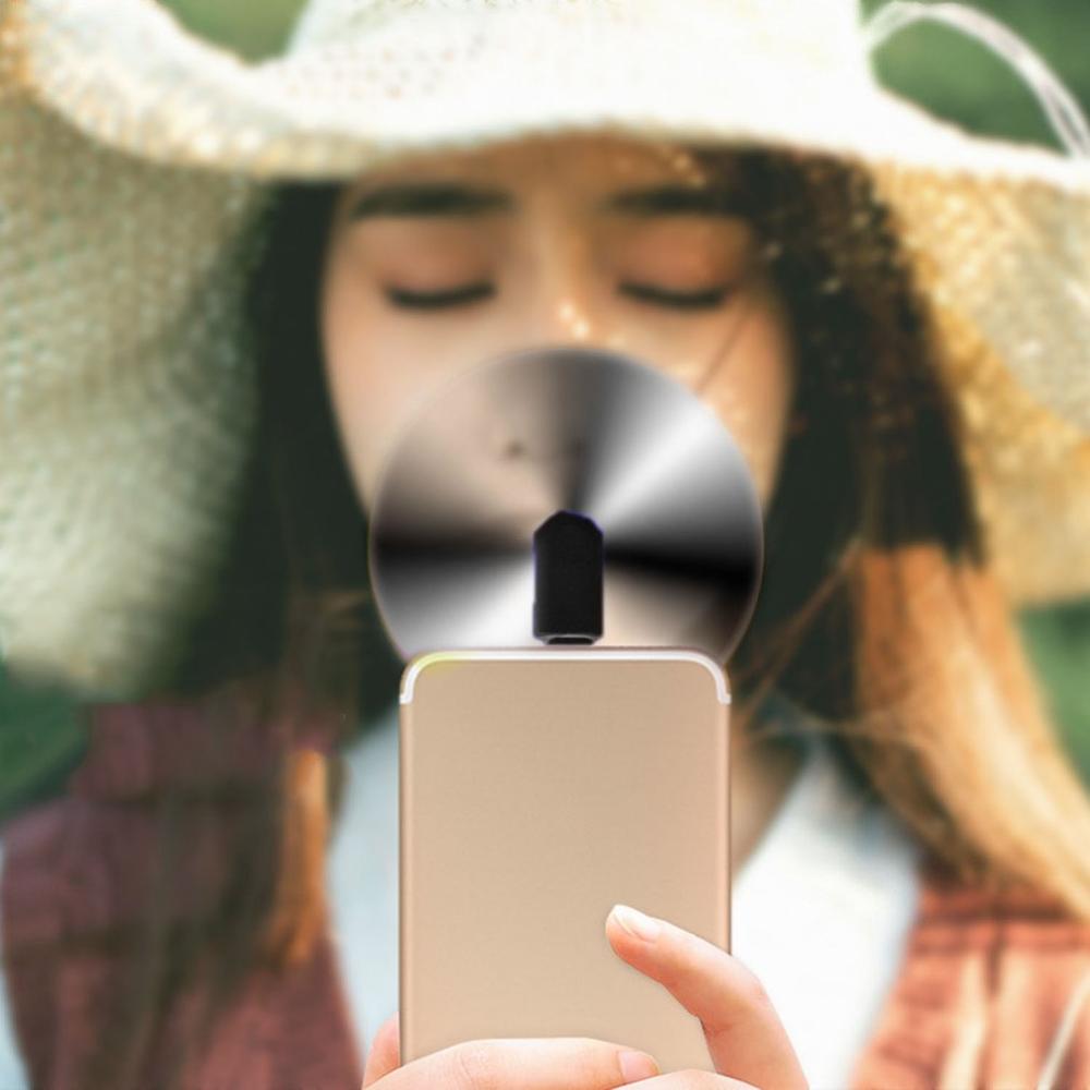 Mini Przenośny Cichy Wentylator do Telefonu iPhone Android Chłodnica Lekka Do Smartfonów Wentylator