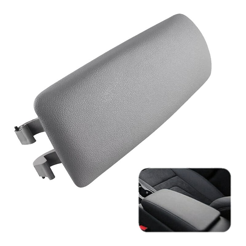 Grijs Lederen Armsteun Armsteun Center Console Deksel Cover Voor-A4 B6 B7 2002 8E0864245E