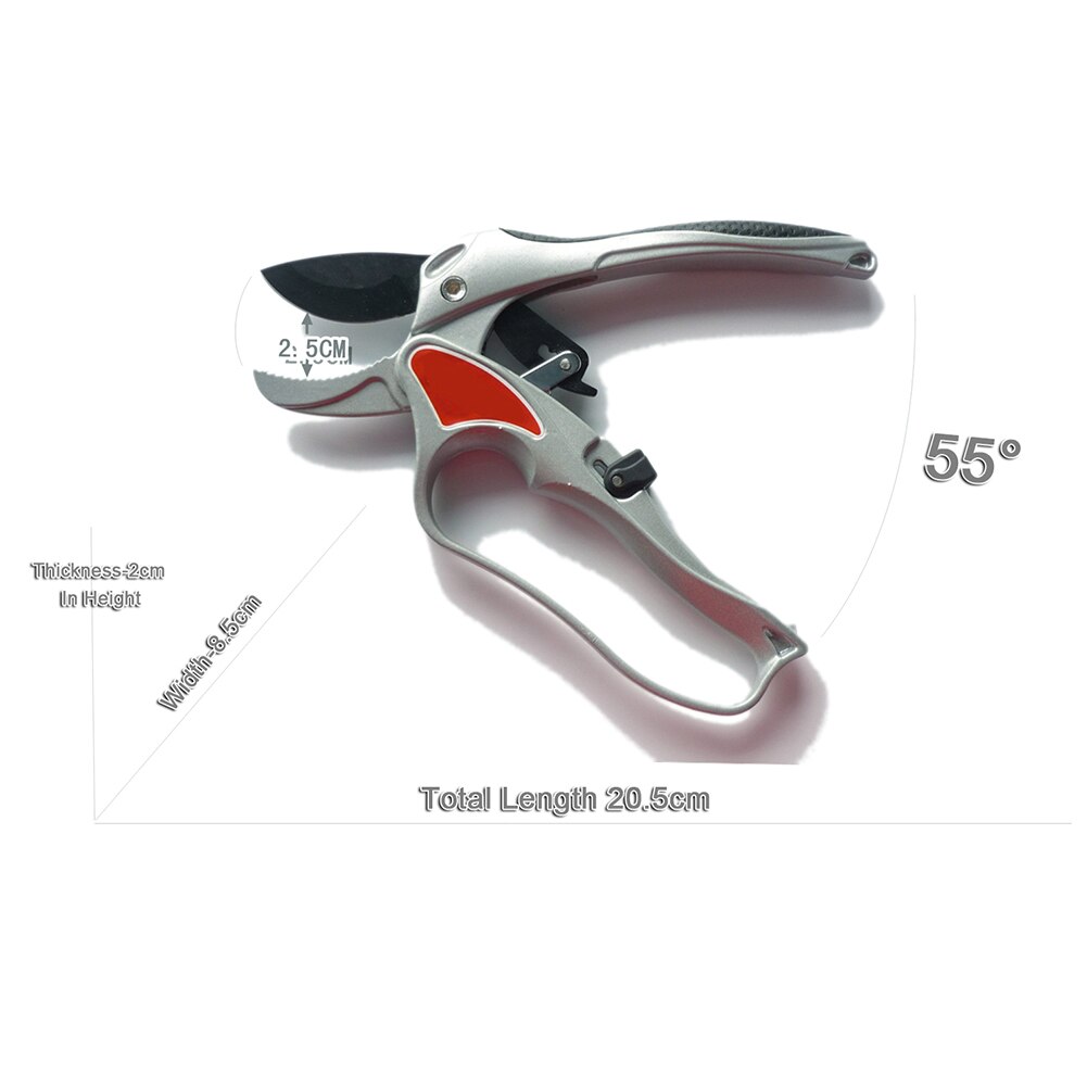 Pruning Shear Ratchet Plant trim horticulture Hand Shear Orchard Pruning Pruner Cut Shrub Garden Tree Flower Scissor Supplies