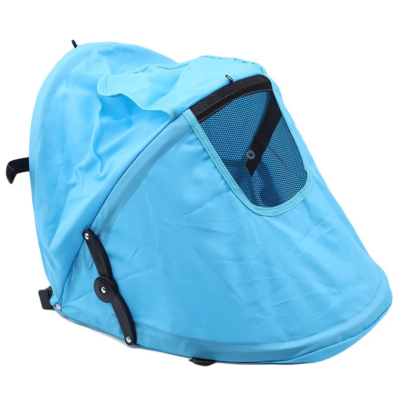 Summer Baby Stroller Sunshield Shade Protection Hoods Canopy Stroller Accessories Baby Stroller Sun Visor Carriage: blue