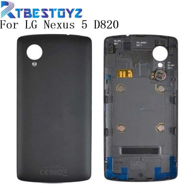 RTBESTOYZ Battery Door Cover Back Housing + NFC Antenna for LG Google Nexus 5 D820 D821 Back Cover Battery