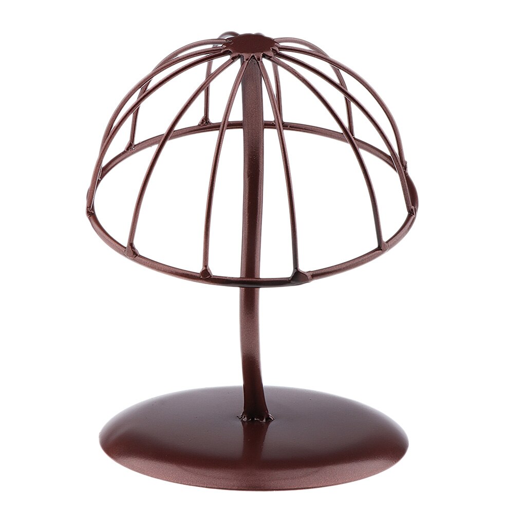 Support de chapeau en métal robuste et autoportant, présentoir de rangement de bonnet, de boule de fil, de perruque, pour la maison, Salon, boutique: S
