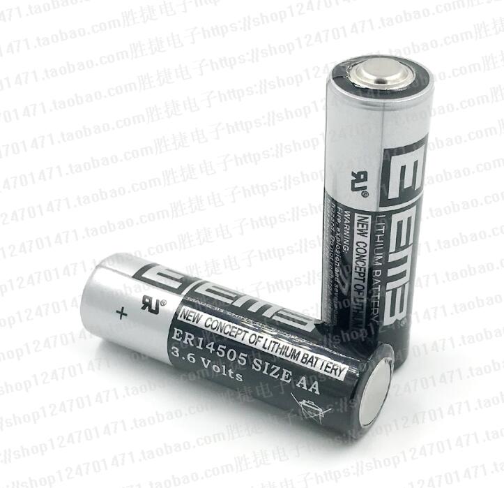 2 Stks/partij Eemb ER14505 Aa 3.6V 2400 Mah Lithium Batterij Gloednieuwe, patrouilleren Staaf Lithium Batterij Plc Instrument Batterij