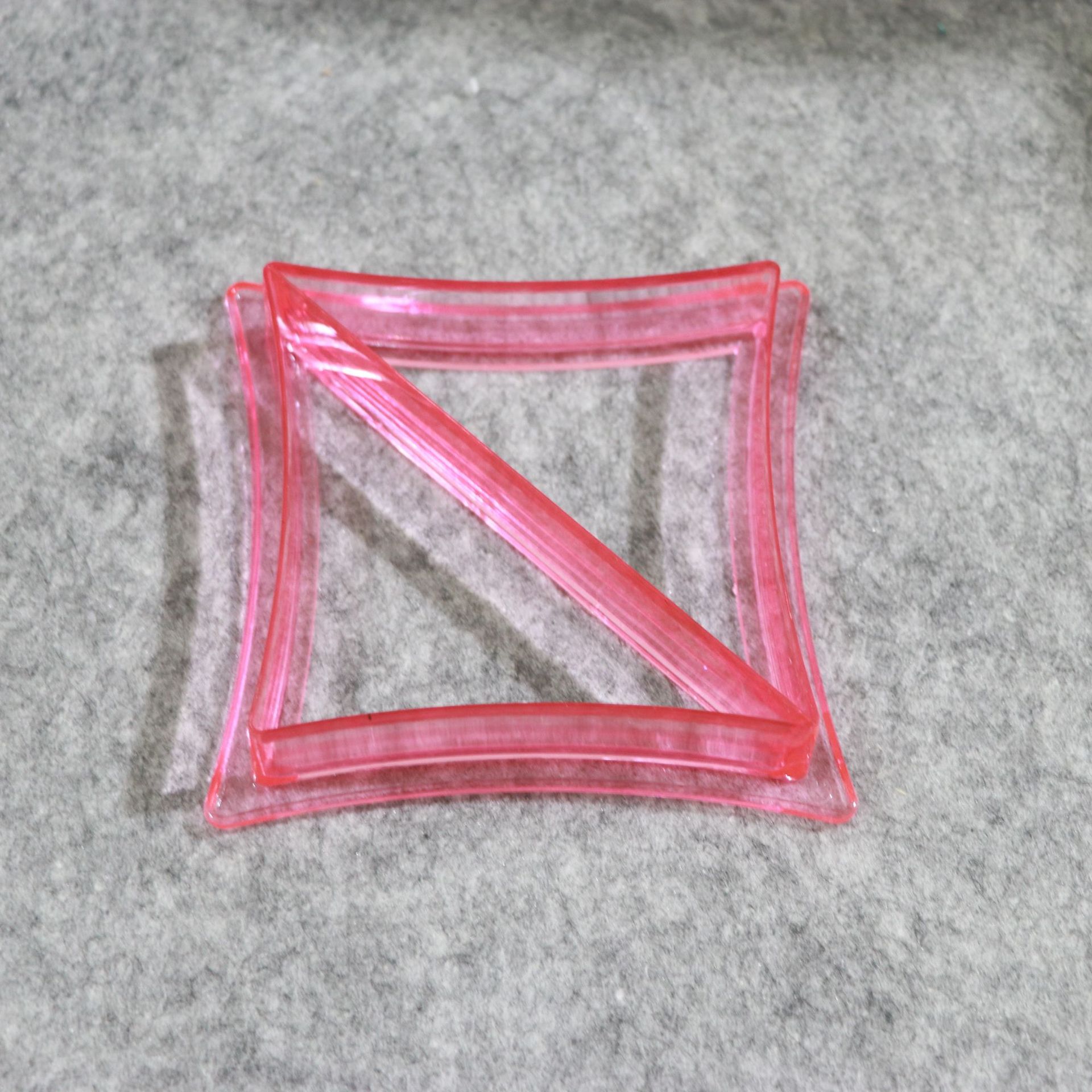 Molde cortador de sándwich para niños, cortador de galletas, tostadas, prensas de pan para hornear, fiambrera, DIY, forma bonita: Quadrilateral 32g