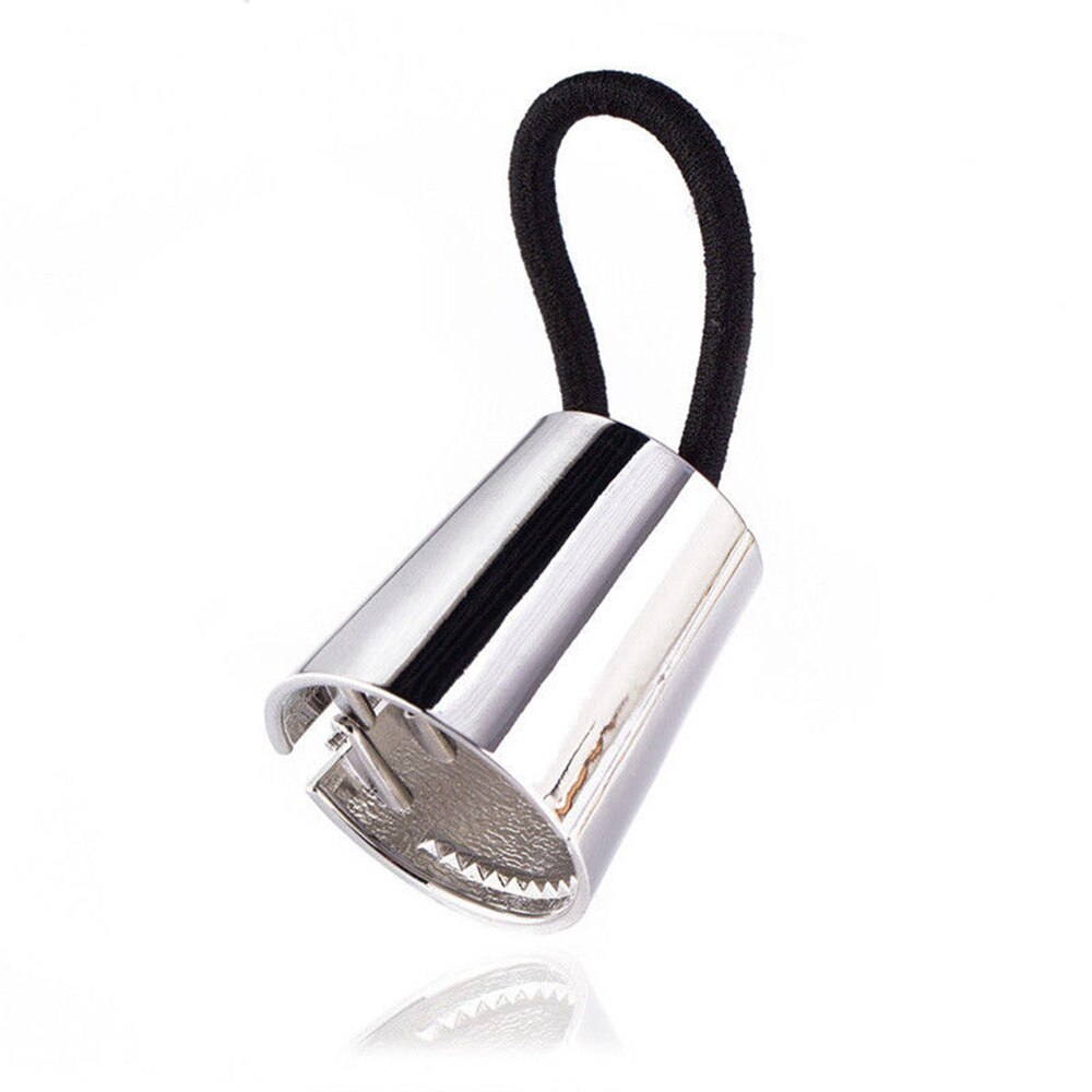 4 Colors Chic Hair Clip Woman Girls Metal Elastic Ponytail Holder Hair Cuff Wrap Tie Band Ring Rope