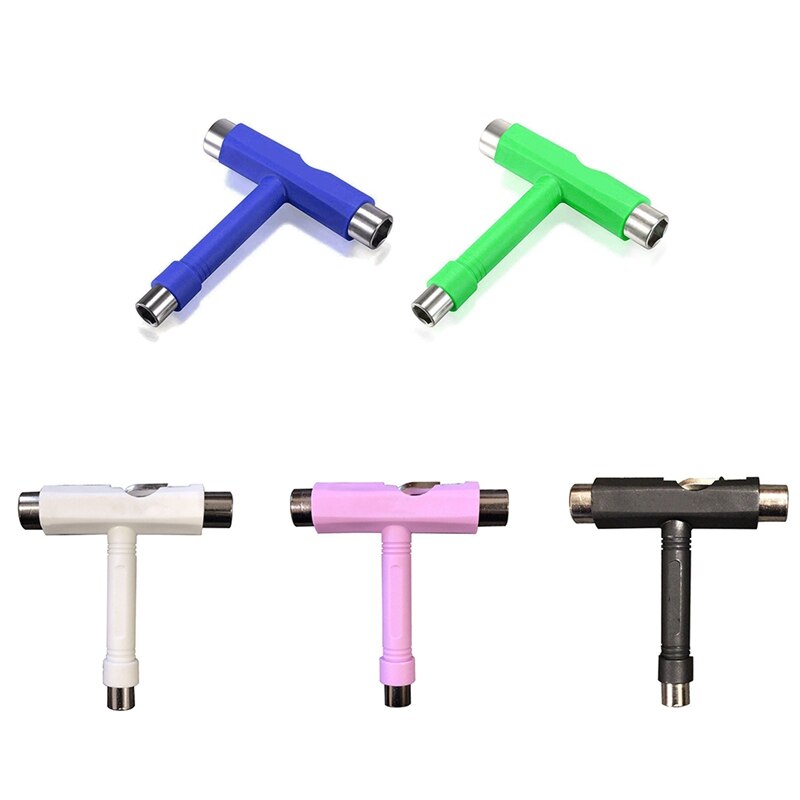 Tudo-em-um profissional t-tipo skate ferramenta chave de fenda soquete multi-funcional skate ajustando t-tool