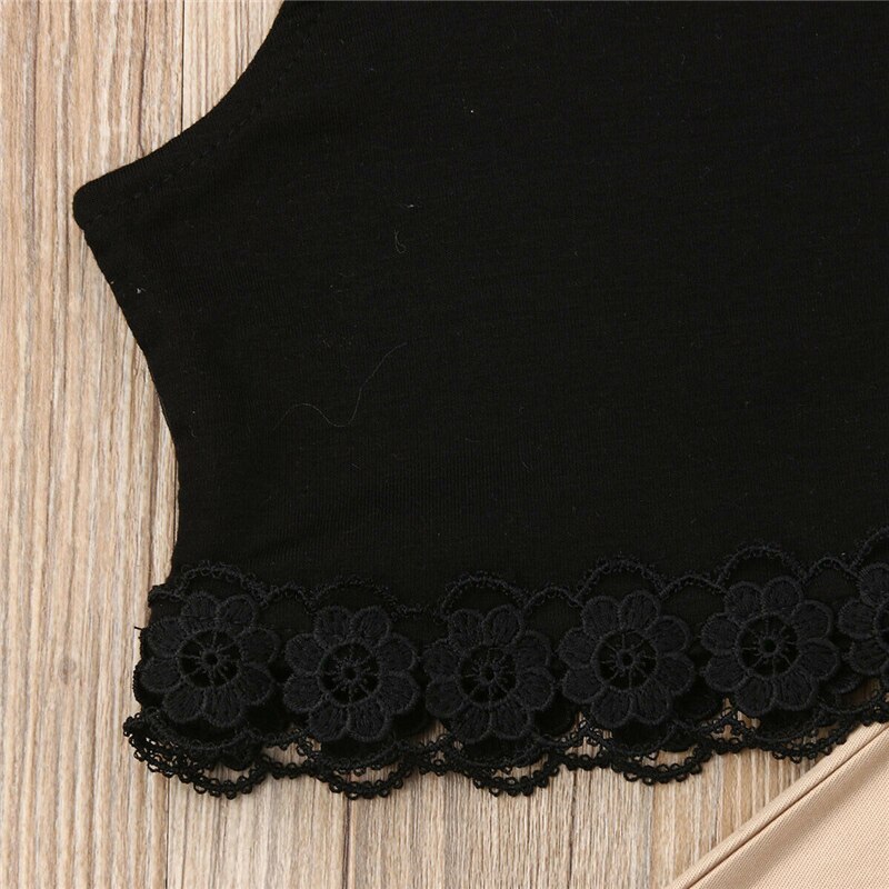 Estate del Bambino Del Bambino 2020 Scherza I Vestiti Senza Maniche T-Shirt + Pantaloni Kaki Ragazze Abiti vestiti del bambino della ragazza vetement enfant