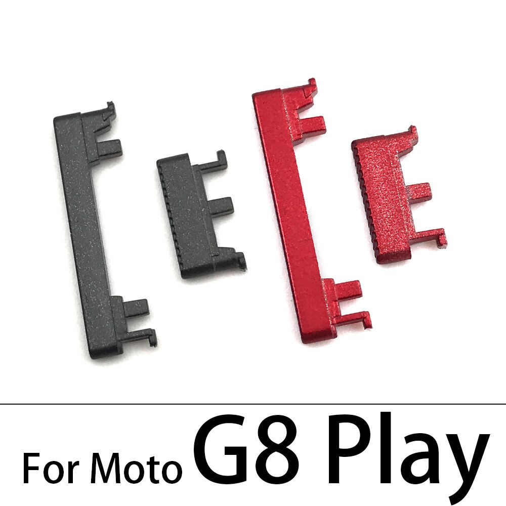 10Pcs/Lot, For Moto G9 G7 Power G8 Plus Play / G8 Power Lite Power Button ON OFF Volume Up Down Side Button Key