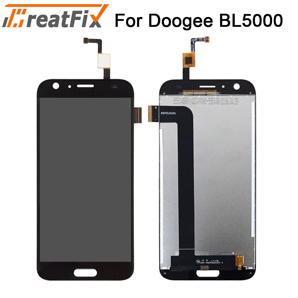 For Doogee BL5000 BL7000 LCD Display and Touch Screen Screen Digitizer Assembly Replacement For doogee lcd bl12000 BL12000 Pro: For BL5000 Black