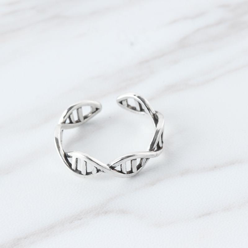 Punk Cool DNA Rings accessori per gioielli da sposa femminili regalo moda regolabile anelli aperti per le donne