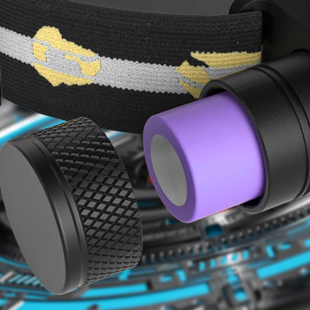 D25 led-pandelampe kraftfuld 1000lm vandtætte forlygter type c usb genopladelig 18650 pandelamper camping fiskeri lanterne
