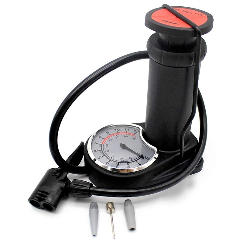 Foot Bike Pump With Gauge Floor Mini Foot Pump Portable Activated High Pressure Bicycle Pump