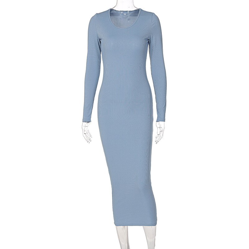 Vestido coreano de playa para mujer, capa de salida de baño, cuello de hilo de Color sólido, manga larga, poliéster Delgado, Sierra surfista: Azul / S