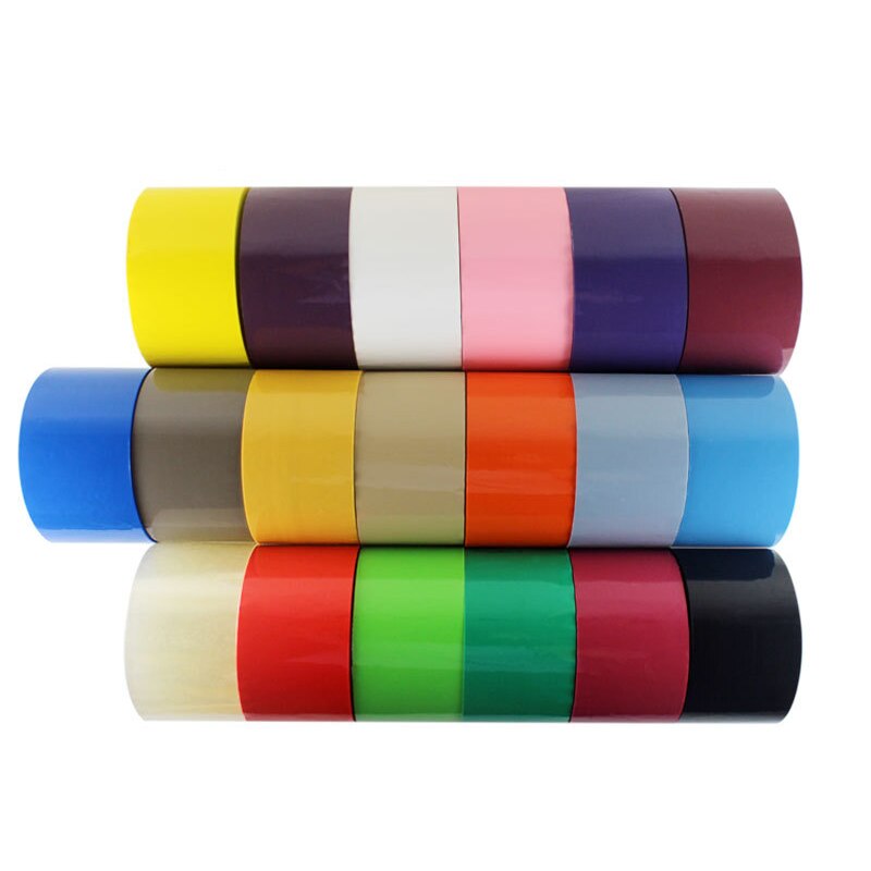 Ruban adhésif de scellage 6cm X 90m, 19 couleurs, pour emballage de courrier et logistique