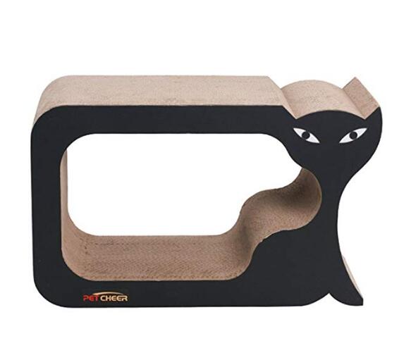 Square Cat Scratcher Fat Cat Bed Cardboard Paper Cat Toy Scratching Pad Attractive Lily