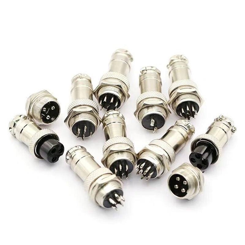 1Set GX16 2-10 Pin Mannelijke & Vrouwelijke 16Mm L70-78 Circular Aviation Socket Plug Draad Panel Connector Butt Plug