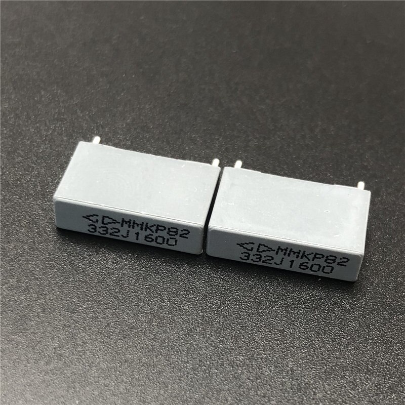 10 Uds. MMKP82 332J 1600V 3.3nF 5% Pin pitch = 15mm condensador metalizado de película de polipropileno de doble cara