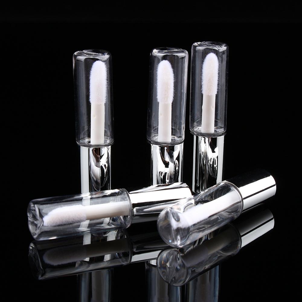 45 stks/partij 1.2ml Lege Transparante PE lipgloss Buizen Cosmetische Container Makeup Tool Mini Hervulbare Flessen Lipgloss Buis