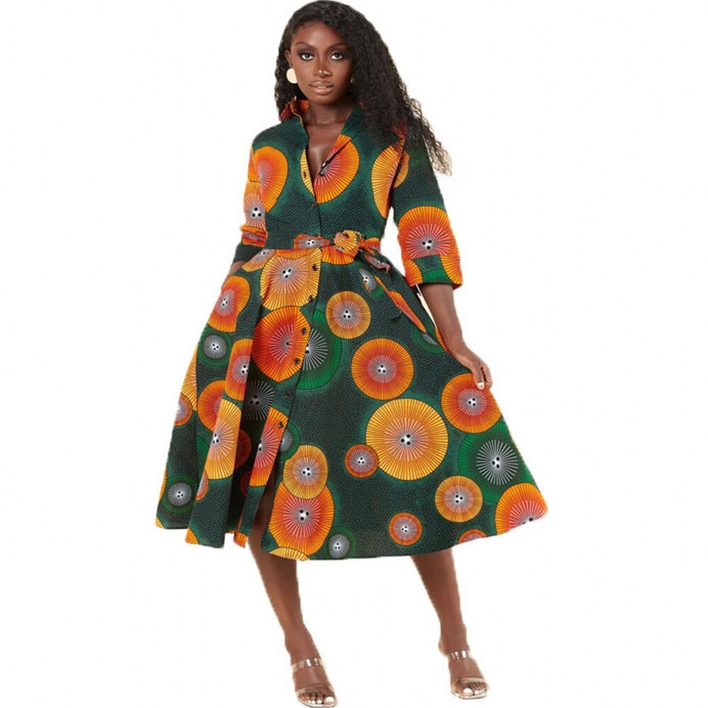 Floral Print Pleated Midi Dress with Belt